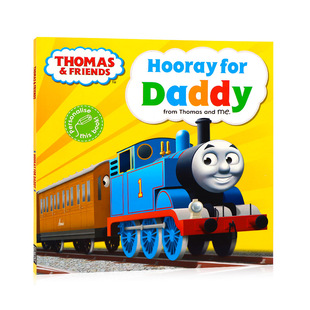 Daddy 进口英文原版 for Friends Hooray 平装 绘本小火车托马斯和朋友们Thomas 儿童英语启蒙图画故事书 动画片绘本