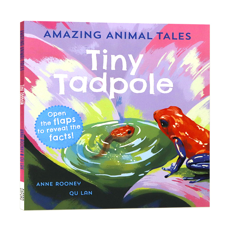 神奇的动物故事小蝌蚪英文原版绘本 Amazing Animal Tales Tiny Tadpole 儿童英语启蒙温馨亲子读物图画故事书Oxford出版平装版