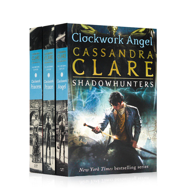 圣杯神器前传3册 英文原版 恶魔秘器前传 The Infernal Devices系列 Clockwork Angel/Princess/Prince奇幻 恐怖 悬疑小说