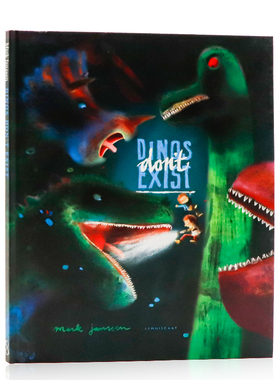 恐龙不存在Dinos Don't Exist英文原版绘本亲子儿童互动睡前启蒙认知共读英语图画故事书进口英语书籍精装版