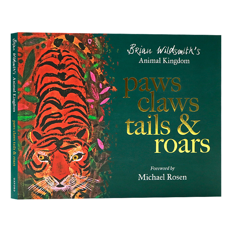 爪子、爪子、尾巴和咆哮 英文原版 Paws Claws Tails and Roars: Brian Wildsmith's 儿童童话故事精品绘本 进口原版书籍