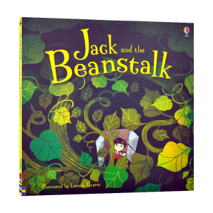 儿童英语启蒙 Jack Beanstalk the Usborne出品 Books 童话故事书 平装 经典 and 绘本 英文原版 Awarez Lorena Picture 杰克和魔豆
