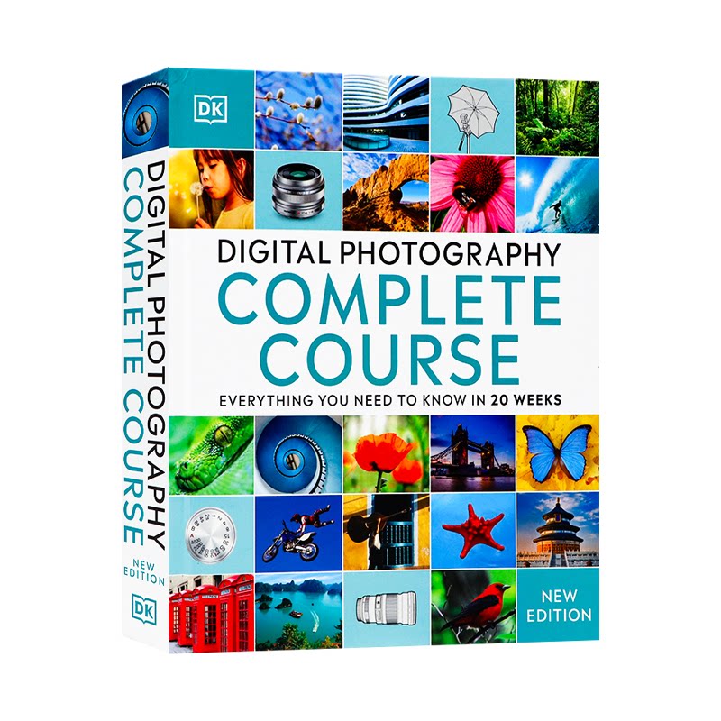 DK精品数码摄影完全自学教程 英文原版 Digital Photography Complete Course 零基础入门到精通全彩图解摄影教材书籍拍照技巧大全