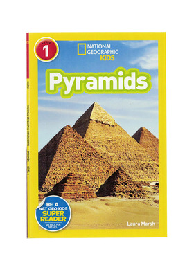 进口英文原版j正版绘本 National Geographic Readers: Pyramids 金字塔 level1 低幼儿童英语启蒙绘本