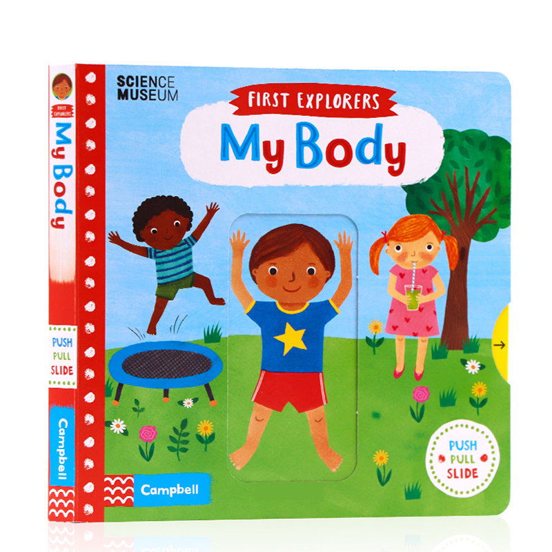 进口英文原版正版 First Explorers My Body 我的身体 幼儿童启蒙认知科普绘本 机关操作活动纸板玩具书 亲子阅读 小小探险家系列