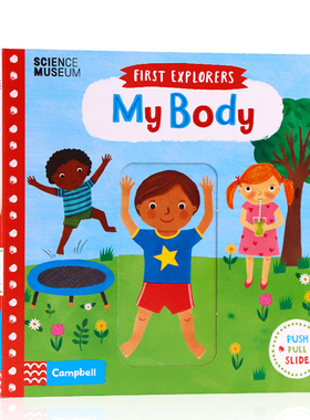 进口英文原版正版 First Explorers My Body 我的身体 幼儿童启蒙认知科普绘本 机关操作活动纸板玩具书 亲子阅读 小小探险家系列