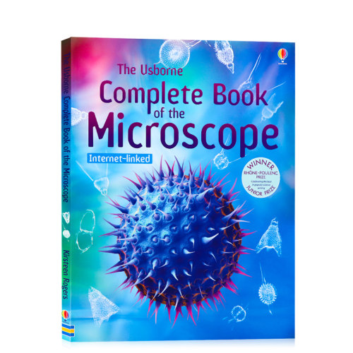 进口英文原版正版 Complete Book of the Microscope 显微镜全集 微生物科普启蒙 生物科学学习参考书籍 全彩图解 Usborne 出品