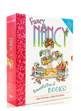 漂亮的南希6册礼品盒装 Fancy Nancy Bountiful Box of Books 进口英文原版正版 故事图画书精装书 送海报 儿童英语读物 平装绘本