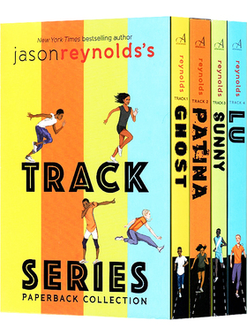 田径队系列1-4套装 英文原版儿童小说 Jason Reynolds's Track Series Paperback Collection 纽伯瑞作家杰森雷诺兹成长与跑步灵魂