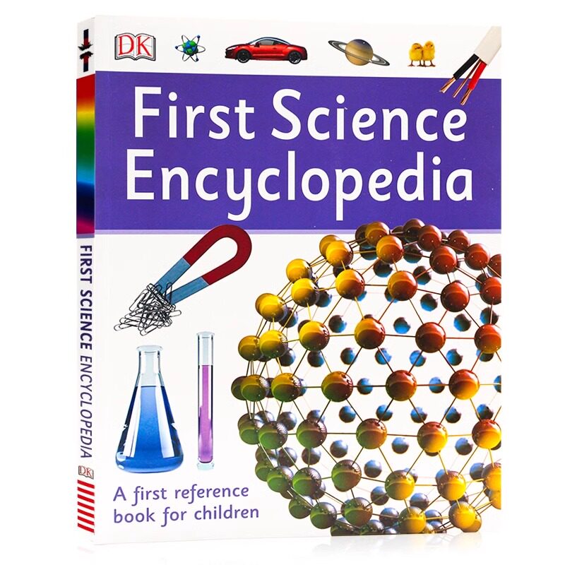 DK科学百科全书 First Science Encyclopedia儿童科学科普参考书 英文原版 First Reference精美插图DK儿童图解百科科普图书