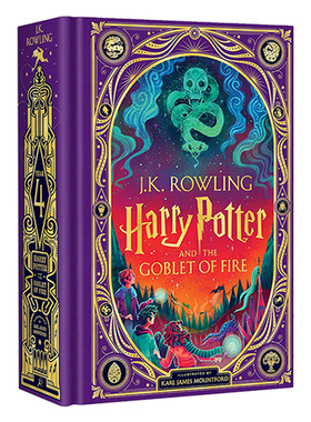 哈利波特与火焰杯4 2025年新版 精装彩绘立体互动书 英文原版小说 Harry Potter and the Goblet of Fire J.K罗琳 互动插图版