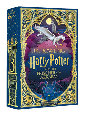 哈利波特与阿兹卡班的囚徒3 MinaLima版精装互动书 Harry Potter and the Prisoner of Azkaban 英文原版小说 J. K. Rowling