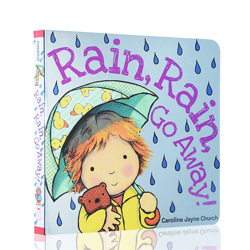 进口英文原版正版 绘本 rain rain go away 雨雨走