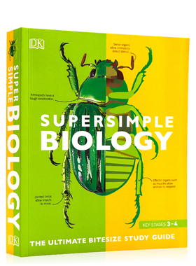 英文原版 SuperSimple Biology 现货DK儿童生物学百科 动植物研究指南DK图解百科系列全彩插图 儿童生物学启蒙认知科普百科