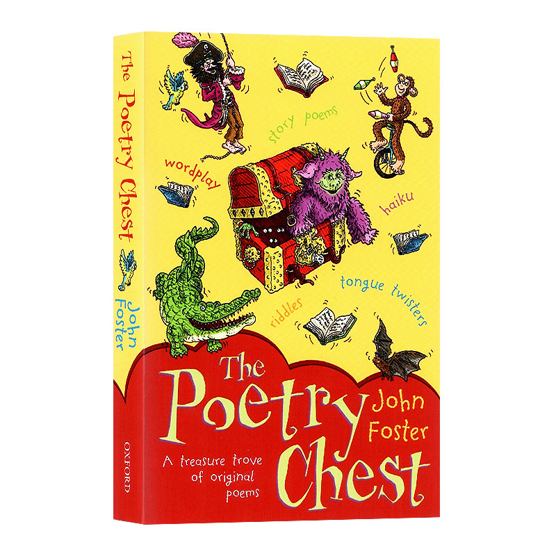 诗箱 英文原版 The Poetry Chest 吴敏兰书单温妮女巫魔法绘本 儿童英语小说章节书 牛津英文版 进口原版书籍
