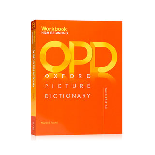 进口英文原版正版牛津图解词典高级练习册第三版 OPD High-Beginning Workbook Pack Third Edition OPD学习教材 英语词典