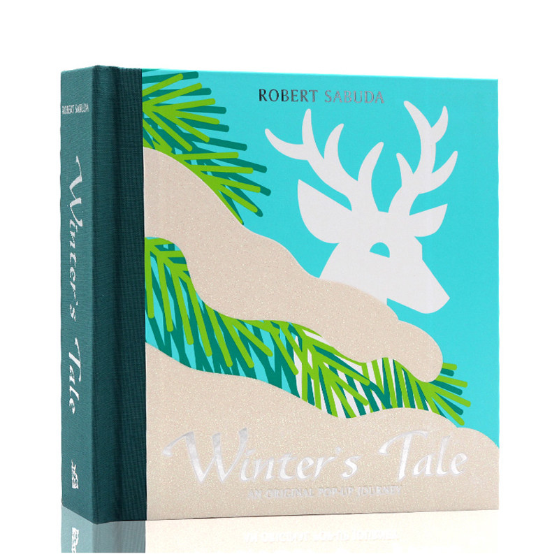 进口英文原版正版 冬天的故事立体书Winter's Tale An Original Pop up Journey Christmas圣诞节 宝宝认知趣味玩具书节日送礼品书