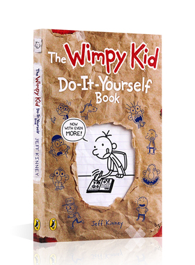 进口英文版原版正版 Diary of a Kid 小屁孩日记DIY笔记练习册 Do It Yourself Book 哭包日记 儿童图画故事书 漫画小说课外读物