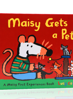 精装 小鼠波波的第一次体验 得到一只宠物 Maisy Gets a Pet  英文原版生活场景 幼儿早教启蒙认知绘本性格养成 First Experience