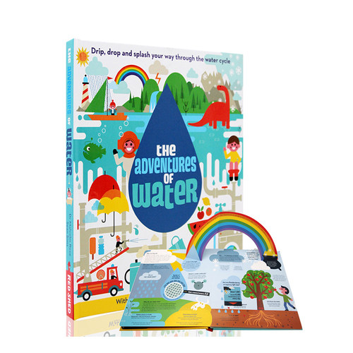 水的历险记 英文原版绘本The Adventures of Water Malcolm Rose 了不起的历险系列自然地理动植物科普大全立体机关玩具翻翻书
