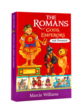 英文原版 儿童插图读物 The Romans Gods, Emperors and Dormice 罗马诸神与帝国的故事 图话经典Marcia Williams古典神话传说历史