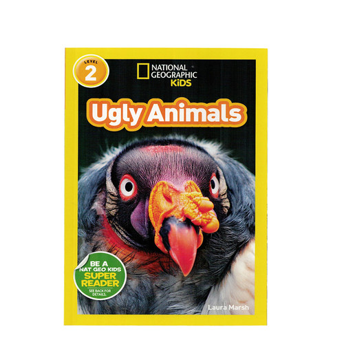 进口英文原版正版绘本National Geographic Kids Level2:Ugly Animals 国家地理分级阅读 少儿科普百科英语童书