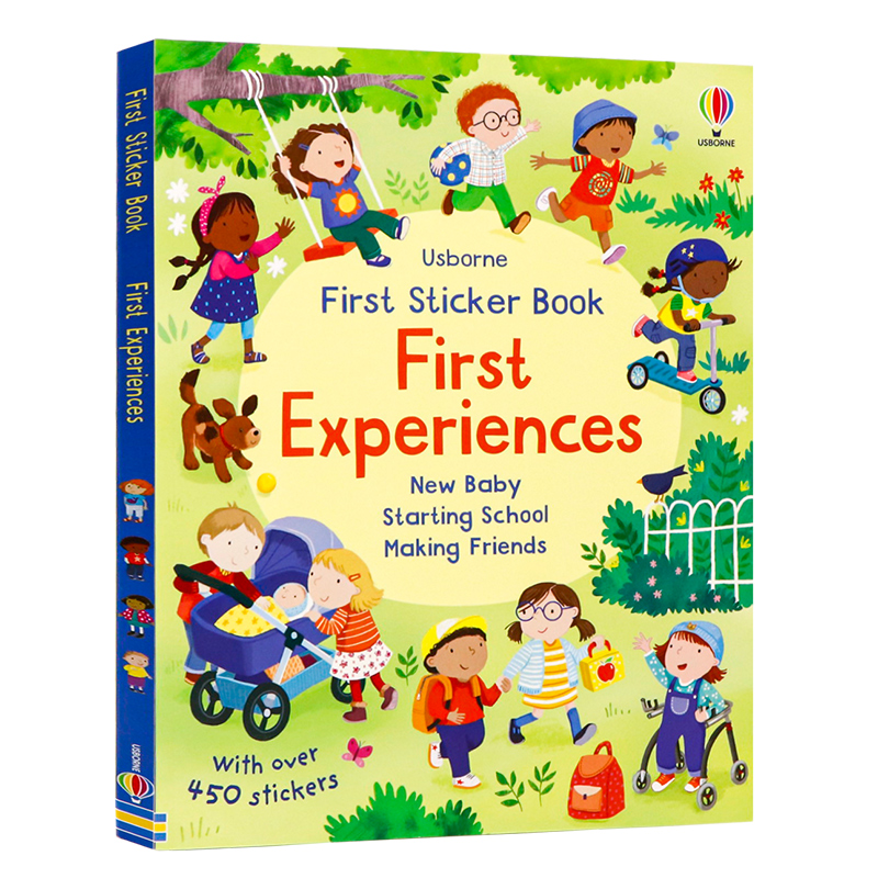 第一个贴纸书第一次体验