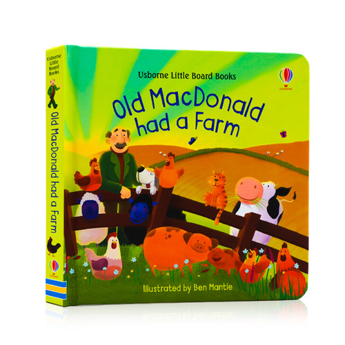 麦克唐纳爷爷的农场 英文原版绘本  Old MacDonald Had a Farm 儿童英语经典童谣故事 英文启蒙绘本读物 纸板书