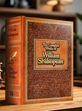威廉莎士比亚全集 英文原版 The Complete Works of William Shakespeare 皮革精装 哈姆雷特麦克白仲夏夜之梦 英国文学巨匠作品