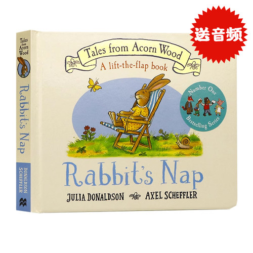 兔子小睡英文原版绘本