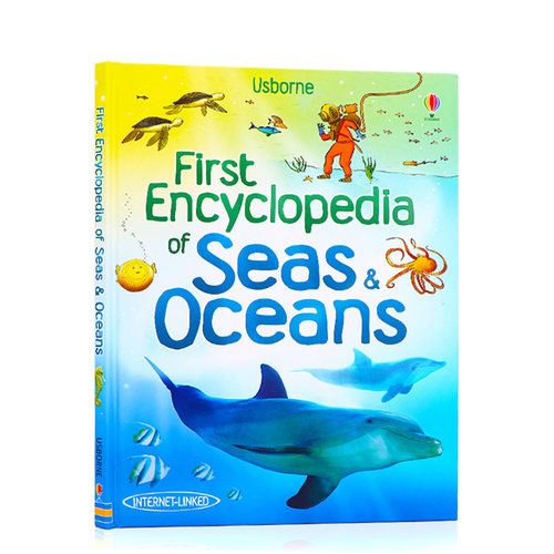 进口英文原版 First Encyclopedia of Seas and Oceans 海洋百科全书科普读物小百科 儿童英语辅导课外训练阅读 Usborne出品