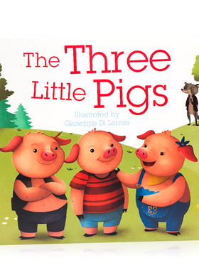 三只小猪绘本 dk英文原版绘本 The Three Little Pigs  幼儿启蒙认知早教绘本 亲子共读 睡前经典童话故事 DK儿童书系列