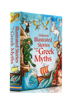 进口英文原版正版 绘本 Usborne Illustrated Stories from the Greek Myths 精装 插画版 古希腊神话故事书图画书