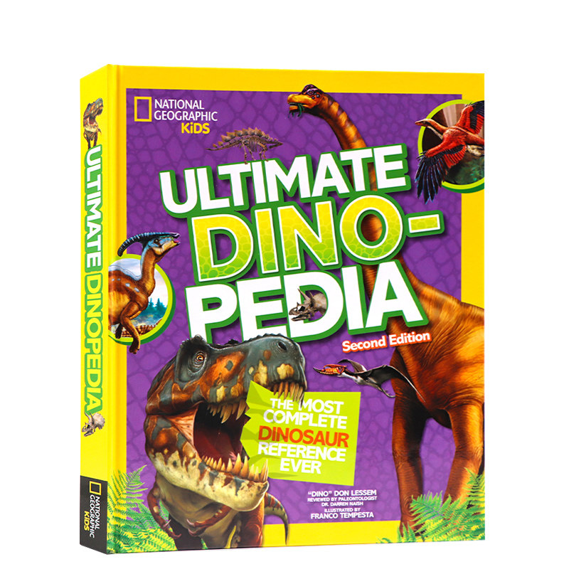 进口英文原版正版 美国国家地理National Geographic Kids恐龙百科全书新版 Ultimate Dinosaur Dinopedia 儿童科普启蒙百科读物,书籍/杂志/报纸,儿童读物原版书,淘宝优惠券,粉丝福利购,淘宝优惠卷
