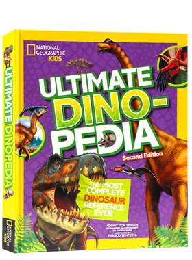 进口英文原版正版 美国国家地理National Geographic Kids恐龙百科全书新版 Ultimate Dinosaur Dinopedia 儿童科普启蒙百科读物