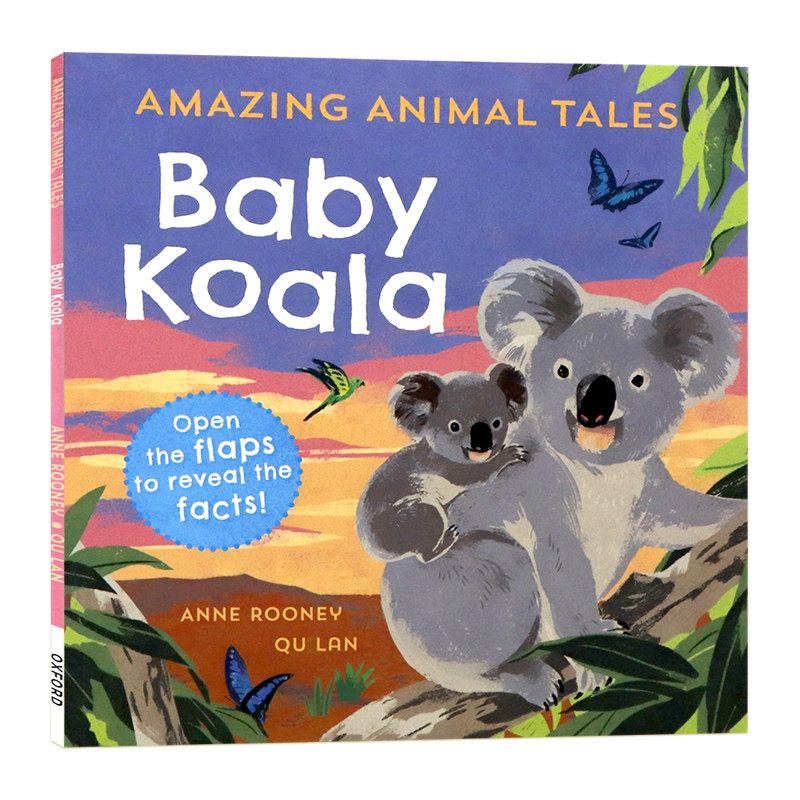 神奇的动物故事小考拉英文原版绘本 Amazing Animal Tales Baby Koala 动物主题儿童英语启蒙温馨亲子读物图画故事书Oxford出版