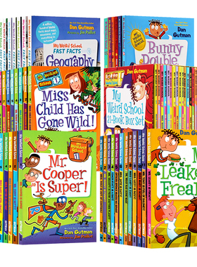 My Weird School 疯狂学校系列 123456季Fast Facts 英文原版 美国小学推荐读物初级章节桥梁漫画书 搞怪的校园故事Dan Gutman