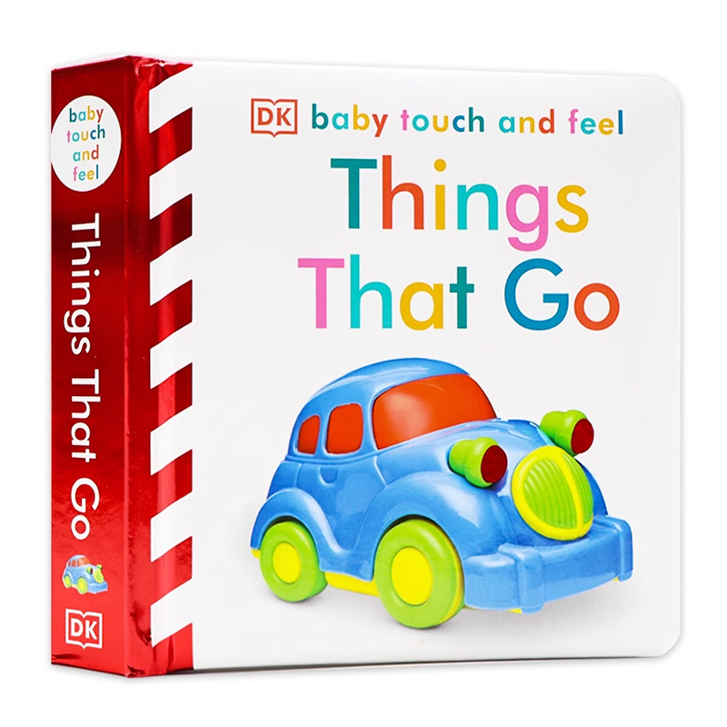 DK宝宝触摸书交通工具英文原版