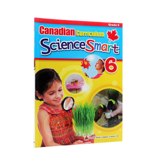进口英文原版正版 加拿大原版教材 Canadian Curriculum Science Smart Grade 6 科学学习练习册 6年级