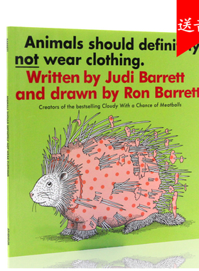 动物绝对不应该穿衣服 Animals Should Definiely Not Wear Clothing  英文原版绘本 吴敏兰书单 情商启蒙绘本平装