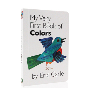 Very 幼儿启蒙图书2 Eric Book First 作者 Carle 进口英文原版 colora颜色 卡尔爷爷My 正版 上下翻页配对纸板撕不烂书 5岁