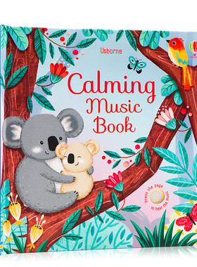 婴儿哄睡音乐发声书 Calming Music Book 英文原版绘本 低幼英语启蒙认知 舒缓音乐伴奏 亲子共读 睡前读物 Usborne出品