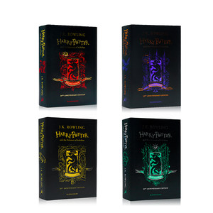 进口英文原版正版哈利波特与阿兹卡班囚徒学院珍藏版 20周年纪念精装版四册套装 Harry Potter and the Prisoner of Azkaban