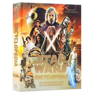 Star Wars 最星球大战电影和电视剧2200 星球大战百科全书 多个条目 本综合指南 英文原版 星球大战银河系精装 DK精品 Encyclopedia