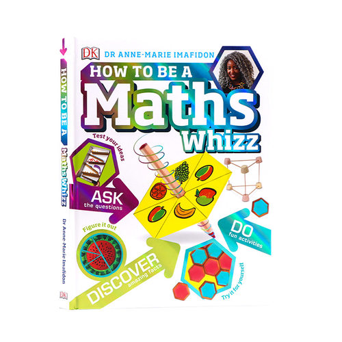 英文原版DK 如何成为数学高手 How to be a Maths Whizz 如何成为一名数学天才 儿童数学学习彩图认知工具书参考书家庭教辅7-12岁
