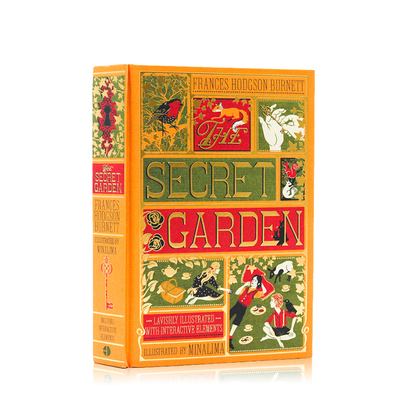 进口英文原版正版秘密花园The Secret Garden全彩复刻机关书 Frances Burnett 经典英国儿童童话小说 英语启蒙故事书精装