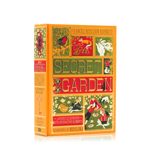 Minalima手工立体书 秘密花园 The Secret Garden 英文原版全彩复刻机关书 Frances Burnett 经典儿童童话小说 英语启蒙故事书精装