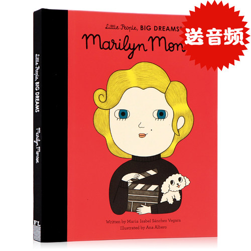 进口英文原版绘本 小人物大梦想 玛丽莲梦露 电影明星 Little People Big Dreams Marilyn Monroe女孩篇 儿童启蒙励志名人传记精装