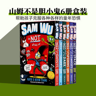 Ghosts Zombies冒险章节桥梁恐惧怕鬼黑蜘蛛僵尸校园霸凌 Sam Not Afraid 小说 Spiders 山姆不是胆小鬼6册 英文原版