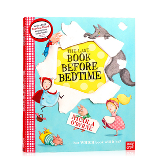 睡前故事 The Last Book Before Bedtime 英文原版绘本 英国水石书店童书大奖获得者Nicola O'Byrne作品 亲子阅读启蒙认知